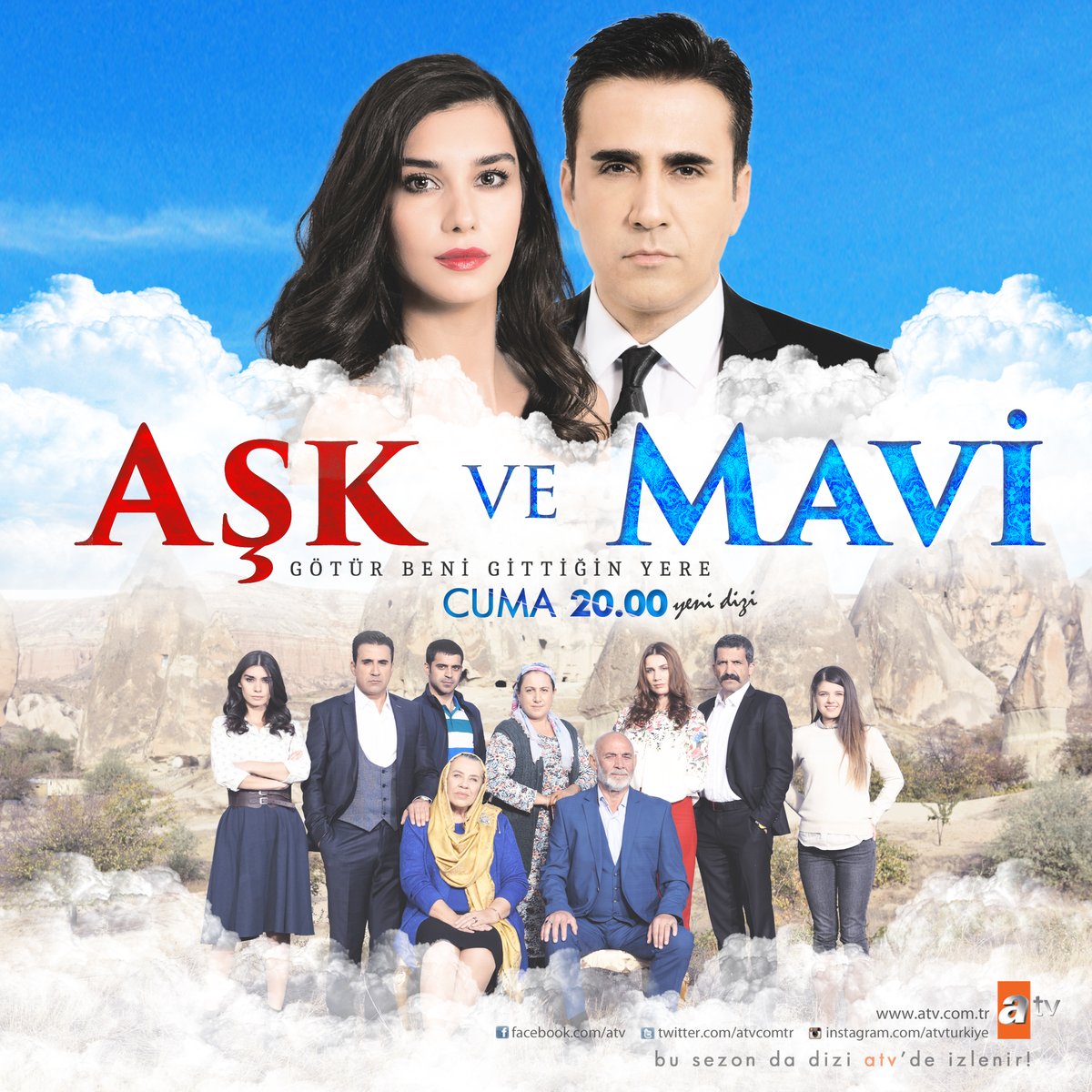 Aşk ve Mavi Cuma akşamları 20:00’de ATV’de.