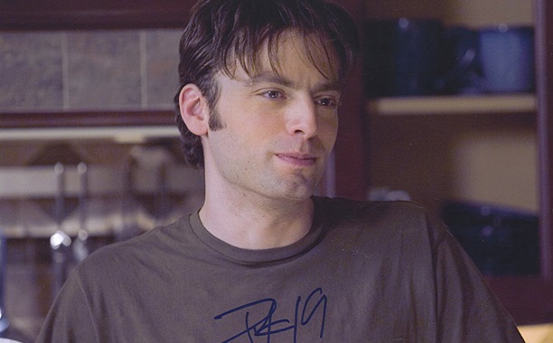 Angels of America'nın zayıf ve aşık Justin Kirk'ü. 