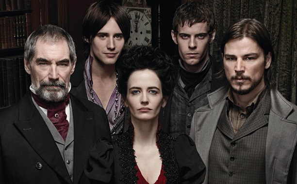 Sir Malcolm (Timothy Dalton), Dorian Gray (Reeve Carney), Vanessa Ives (Eva Green), Dr. Victor Frankenstein (Harry Treadway), Ethan Chandler (Josh Hartnett).