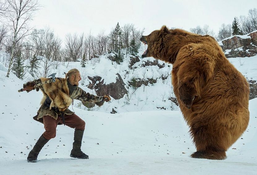 The Revenant’tan bir sahne…