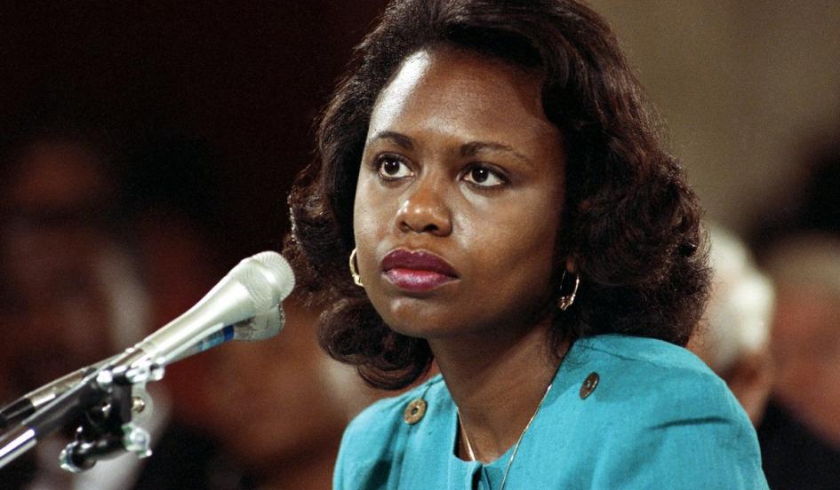 Tacize uğrayan Anita Hill.